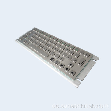 Robuste Tastatur und Trackball aus Metall